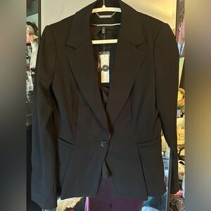 NWT White House Black Market Black All-Season Blazer